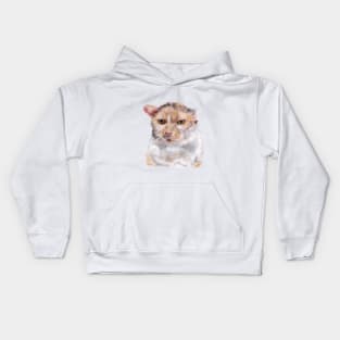 Van Gogh Kitty Kids Hoodie